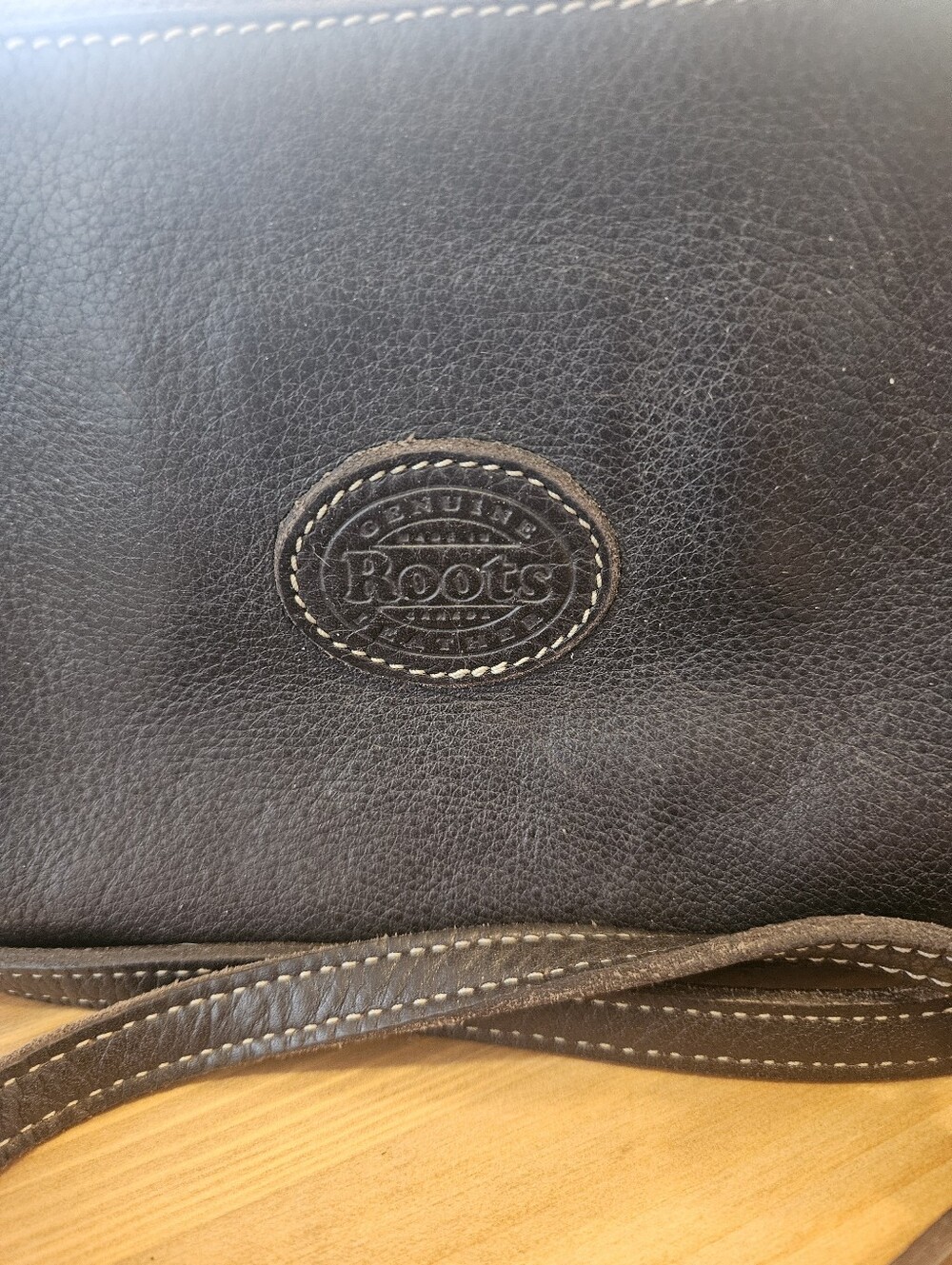 Roots Twinsie Bag 2.0 Cloud Crossbody Brown Leather - Picture 3 of 13